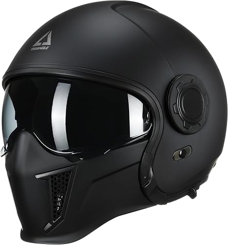 TRIANGLE Convertible Full Face Motorcycle Helmet DOT Approved for Men Women