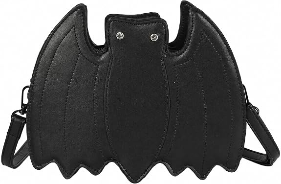 QZUnique Halloween Purses Gothic Novelty Shoulder Bag Pumpkin Coffin Skull Bat Crossbody Bag holiday Party Gift Candy Bag - sugar skull handbags for sale