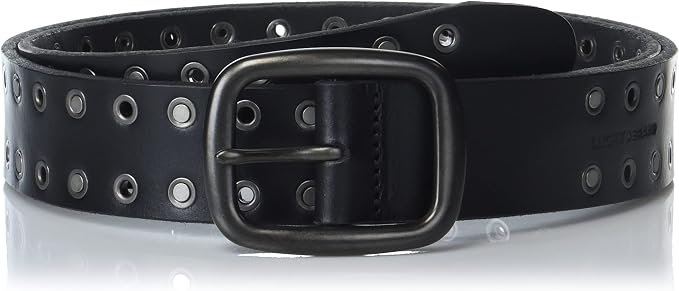 Lucky Brand Men's Genuine Leather Belt | Classic | Casual | Everyday | Western | American Heritage | Metal Buckle - skull wallet