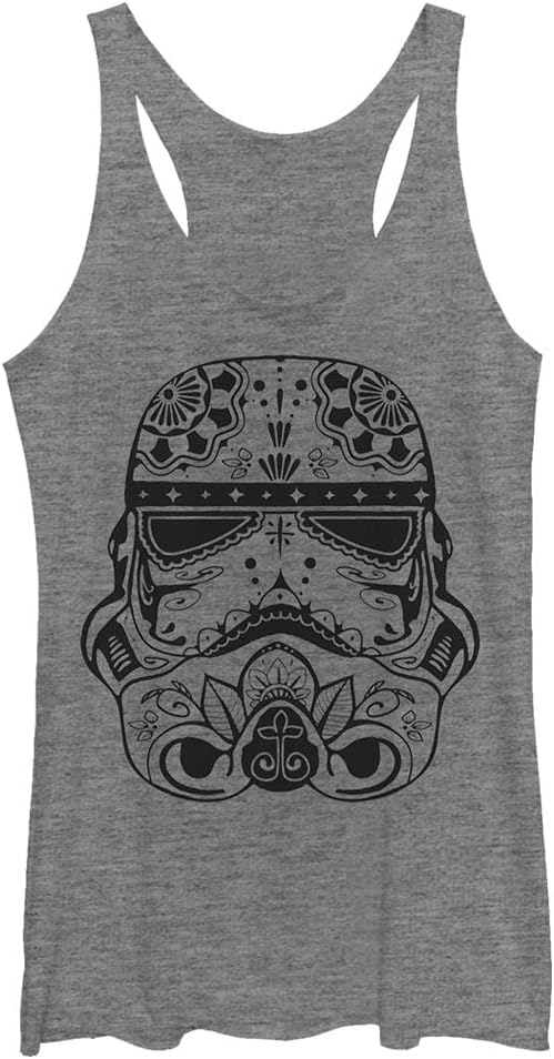 STAR WARS Women's Sugar Skull Troop - skull tank tops