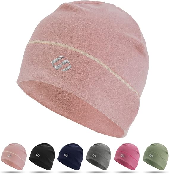 HASAGEI Thermal Running Hat - Men's Skull Cap Cycling Cap Under Helmet for Winter - skull jacket