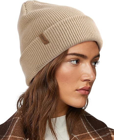 FURTALK Beanie Hats for Women Men Winter Hats Womens Knitted Slouchy Beanies Cuffed Skull Cap Warm Ski Hat - skull hat
