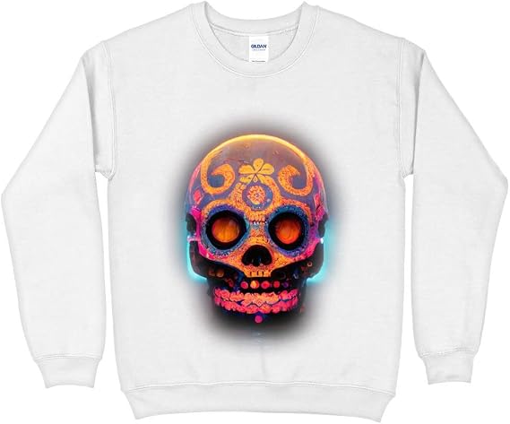 Dia De Muertos Sweatshirt - Sugar Skull Crewneck Sweatshirt - Festive Sweatshirt - skull sweatshirts