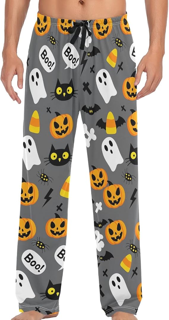 Christmas Snowflakes Pajama Pants White Black Mens Pajama Bottoms S - skull pajamas