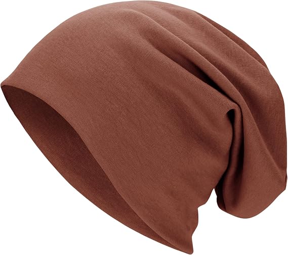 Slouchy Beanie Hats for Men Women Lightweight Cotton Gnome Hat Skull Cap - skull hat
