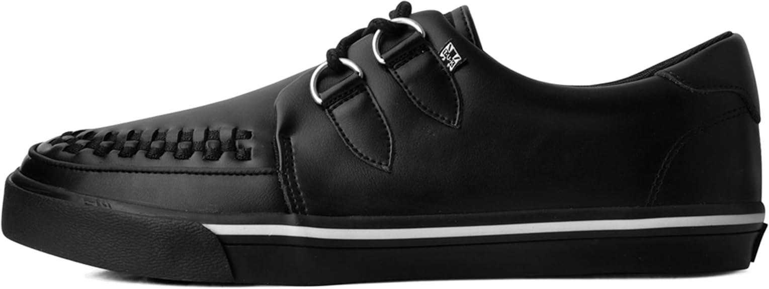 TUK Shoes Leather Creeper Sneaker Shoes for Women and Men - sugar skull boots