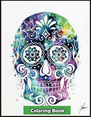 Sugar Skull Coloring Book: A Kids Coloring Book With Over 100+ High Quality Pages, Cute Sugar Skull Style for Your Boys Girls - sugar skull book