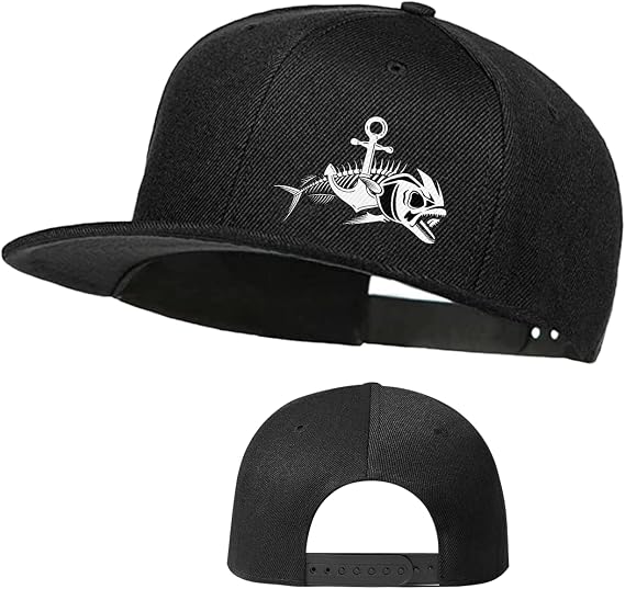 Skull Skateboards Hat Flat Bill Hats for Men Snap Backpack Mens Hats and Caps Cool Snapback Baseball Cap for Boys Hip Hop - skull backpack