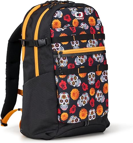 OGIO Alpha Backpack (20 Liter, Sugar Skulls) - skull backpack