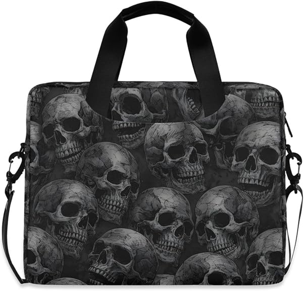 JIPONI Laptop Bag For Women Men, 15.6 16 IN Tote Work bags, Briefcase Messenger Computer Case 01 - sugar skull handbags for sale