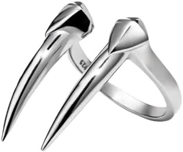 Open Feather Rings for Women Retro Vintage Angel Wings Rings