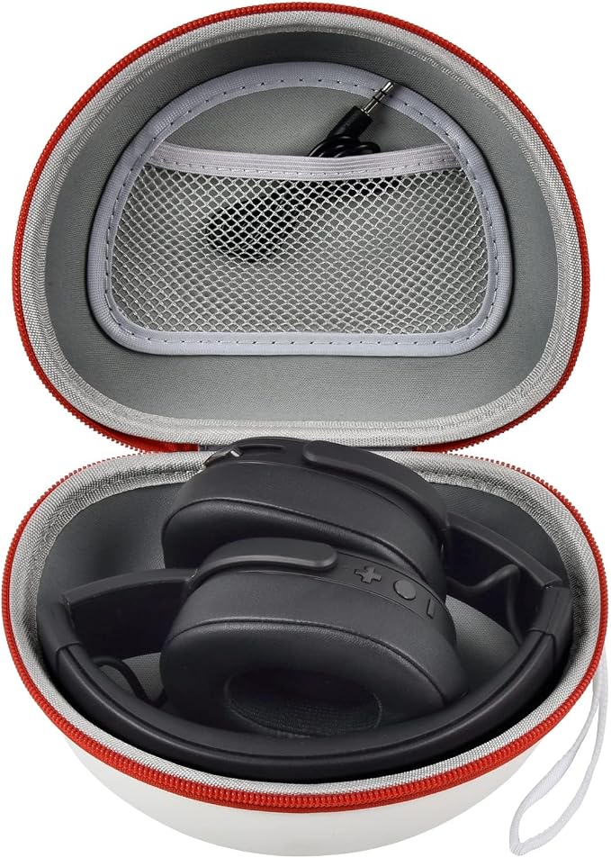 Headphone Case for Skullcandy Crusher/Hesh/Evo, for JLab JBuds Lux ANC - skull suitcase