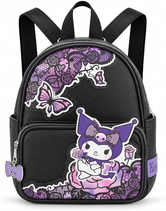 AI ACCESSORY INNOVATIONS Character Mini PU Backpacks Purse, Shoulder Bag,10.5 Inch, Faux Leather - sugar skull handbags for sale
