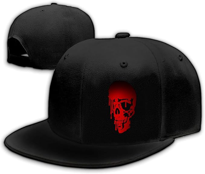 Chef Hat Flat Bill Hats for Men Funny Double Knives Kitchen Adjustable Baseball Cap Snapback Hat for Women - skull backpack