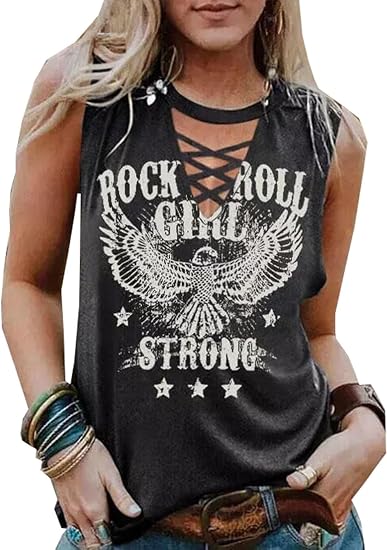 Wasted On You Steer Skull Criss-Cross Hollow Out Tank Tops Women Western Cowboy Rodeo Shirt Tops Country Music Tank Tops - skull tank tops