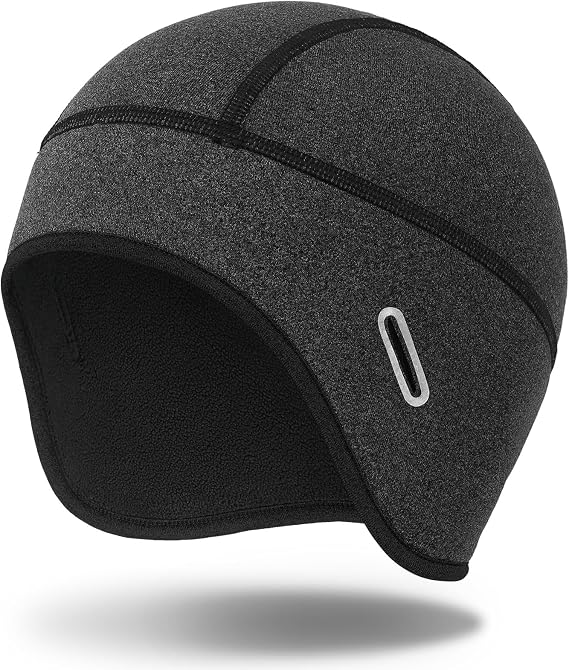 MELASA Winter Helmet Liner Skull Cap with Glasses Slots - skull helmet