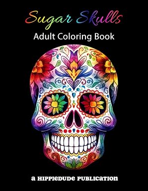 Sugar Skull: Adult Coloring Book - sugar skull book