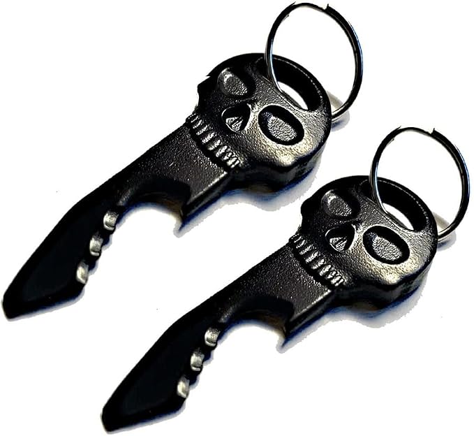 2Pack Black Skeleton Bottle Openers, Creative Beer Bottle Opener Pendant, Valentine's Day Gifts for Fathers, Husbands, and Boyfriends. (black) - skull bottle