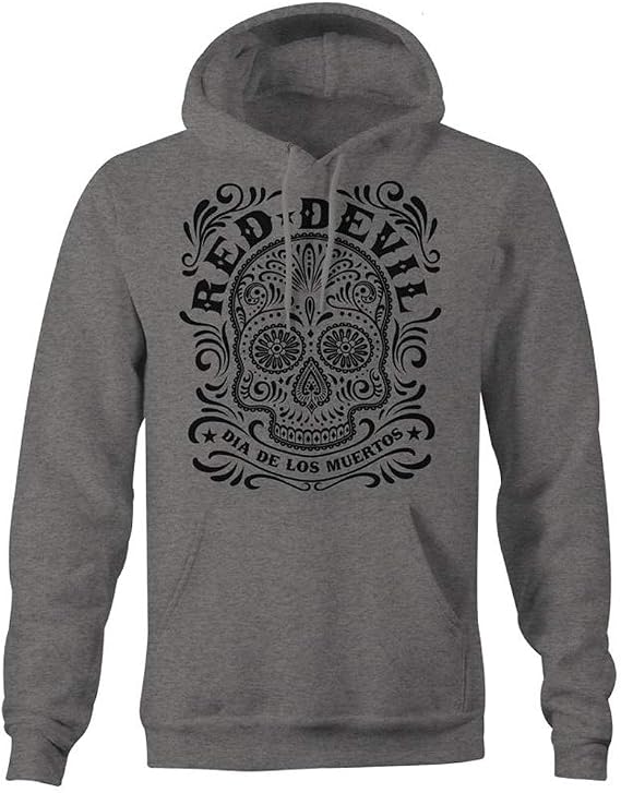 RED DEVIL CLOTHING Sugar Skull Hoodie - skull sweatshirts