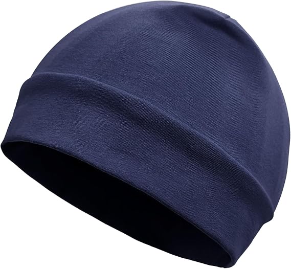 Quacc Unisex Cotton Beanie Hat Thin Running Skull Cap Winter Summer Sports Hat Chemo Cap Helmet Liner Beanies Hat - skull hat