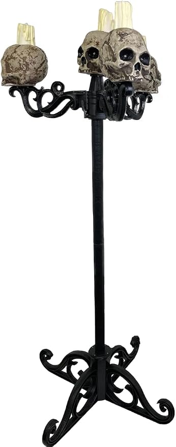 Halco morriscostumes – 3-in-1 Skull Candelabra