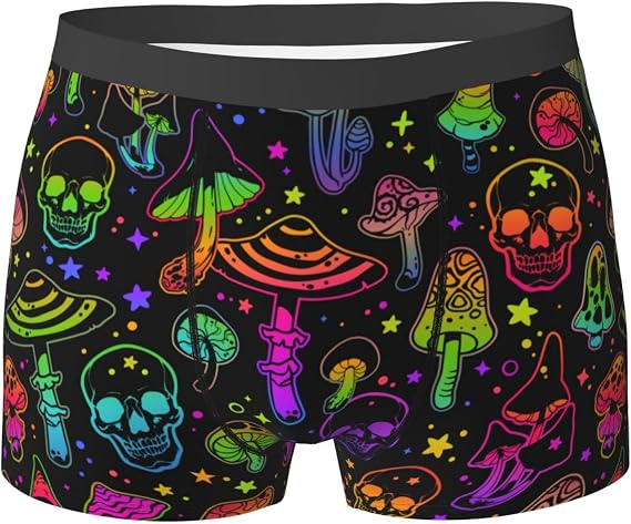 Men'S Boxer Briefs Underwear For Men Gift Trunk - skull swimsuit