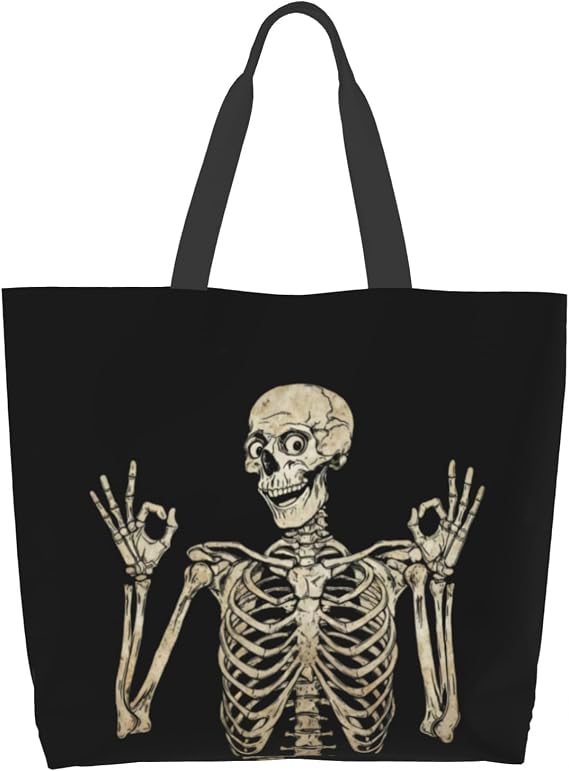 Shoulder Bag Large Reusable Eco-friendly Shopping Bags Portable Storage Handbag - sugar skull handbags for sale