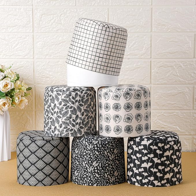 Hoolerry 6 Pcs Decorative Toilet Paper Roll Covers, Trendy - skull toilet paper
