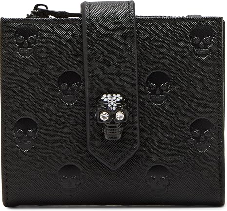 Betsey Johnson Skullicious Bifold - sugar skull handbags for sale