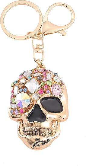 Cute Crystal Keychain Ocean Animal Keyring Car Bag Accessory Pendant Purse Charm Handbag Decor Ornaments - sugar skull handbags for sale