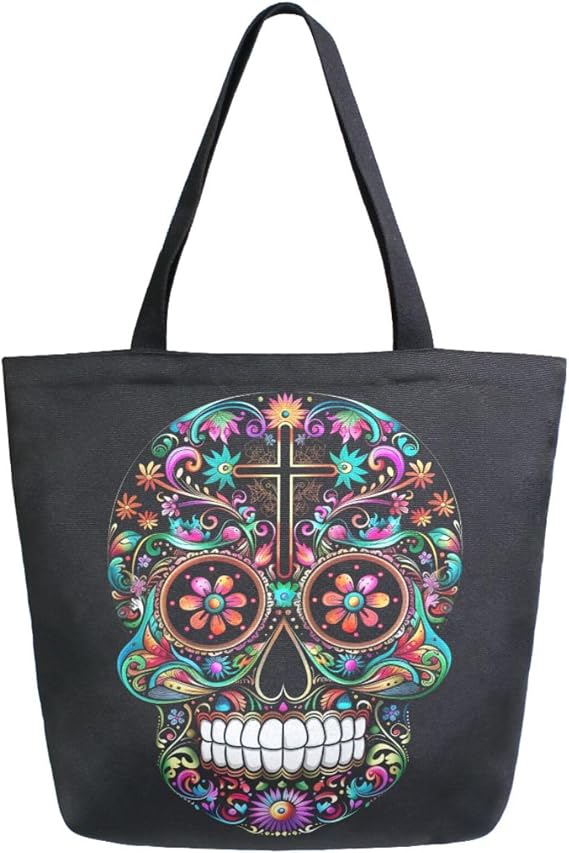 Chic Funny Cute Pattern Big Handle Extra Large Shoulder Tote Bag for Beach Travel Weekender Gym Grocery Shopping