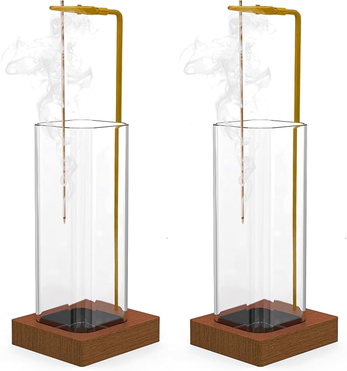 2 Pack Incense Holder, Incense Burner, Insence-Stick Holder Mess-Free Incense Burner Holder, Ideal for Meditation, Yoga, Relaxation, and Home Decor - Anti-Ash Flying - skull incense burner