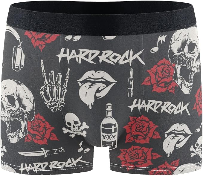 Men's Underwear Briefs Tattoo Snakes Vintage Print Men's Boxer Briefs,Trunks Underwear for Men S - skull swimsuit