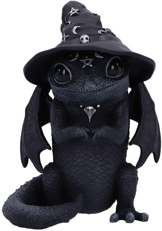 Nemesis Now Azascale Lizzy Cult Cutie Figurine, Black - skull figurine