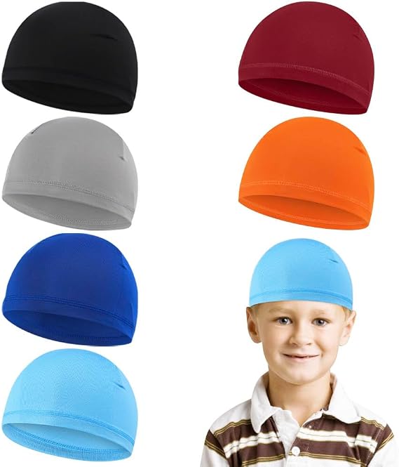 6Pcs Cooling Skull Caps for Kids Sweat Wicking Helmet Liner - skull helmet