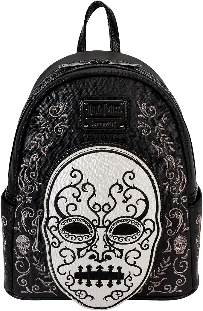 Loungefly Harry Potter Death Eater Cosplay Mini Backpack - skull backpack