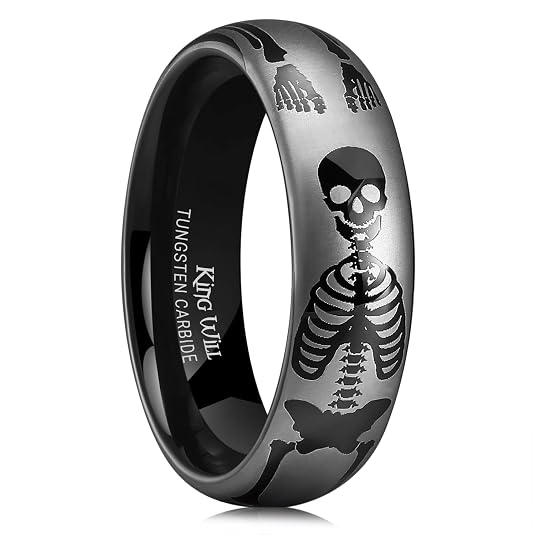 King Will Mens Tungsten Carbide Ring Wedding Band Comfort Fit