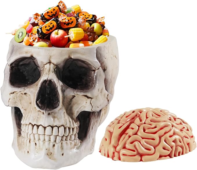 Skull Bowl Skull Candy Bowl Halloween Candy Bowl - skull plate
