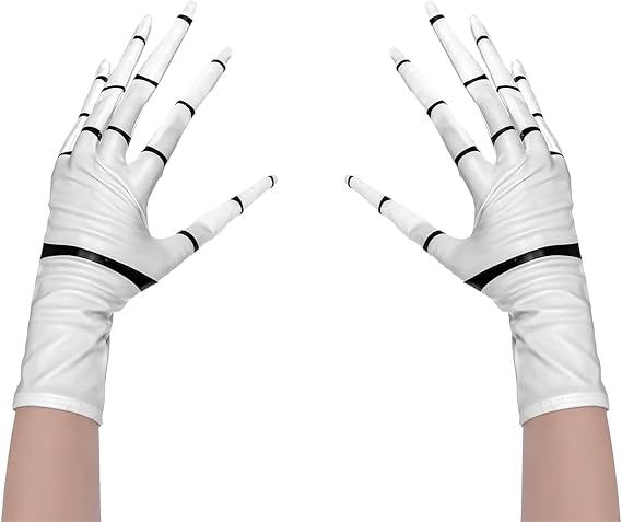 Men's Halloween Costume Skeleton Gloves - skeleton
