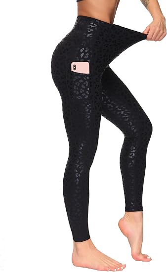 THE GYM PEOPLE Women's High Waist Yoga Pants Soft Workout Leggings - skull leggings