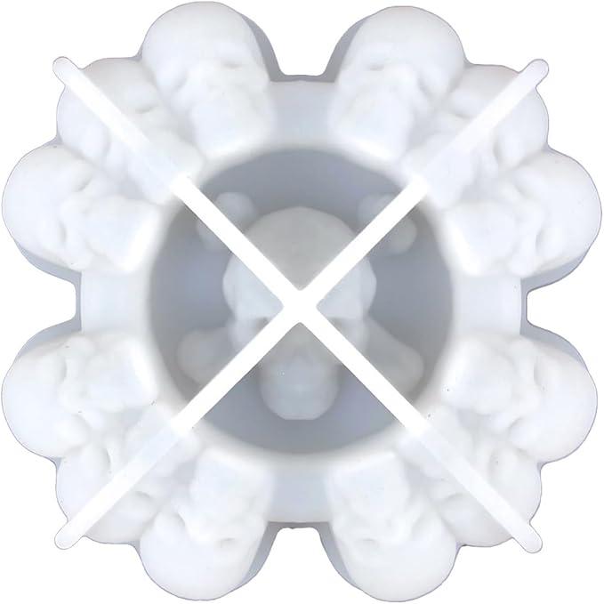 Versatile Silicone Mold Epoxy Resin Mold For Resin Art Make Halloween Skull Ashtrays Flower Pots And More Craft - skull ashtray