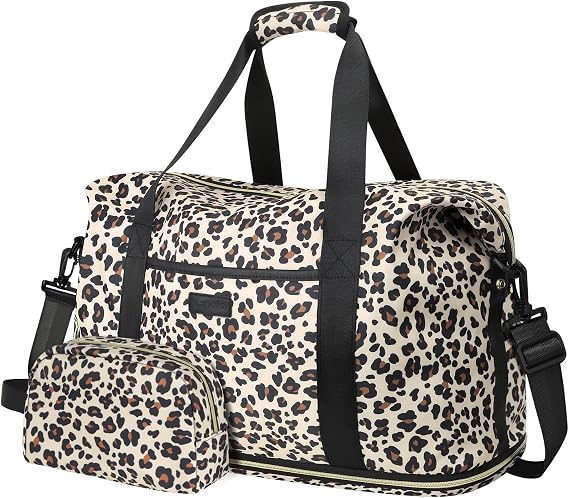 Capolo Expandable Travel Duffle Bag Weekender Overnight Bags for Women Men - skull suitcase