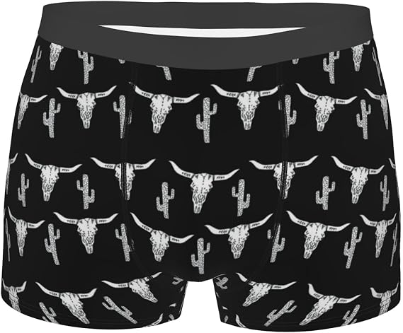 Blend Color Rainbow Paint Ink Pastel Pattern Men's Boxer Briefs Underwear Breathable Stretch Boxer Trunk - skull swimsuit