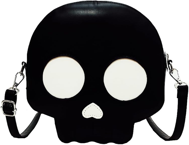 Halloween Bag Cute Skeleton Skull Ghostface Spooky Purses Horror Crossbody Bag Shoulder Bags
