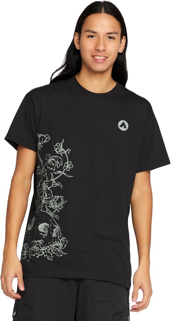 Airwalk Men's Short Sleeve Graphic T-Shirt - skull tshirt