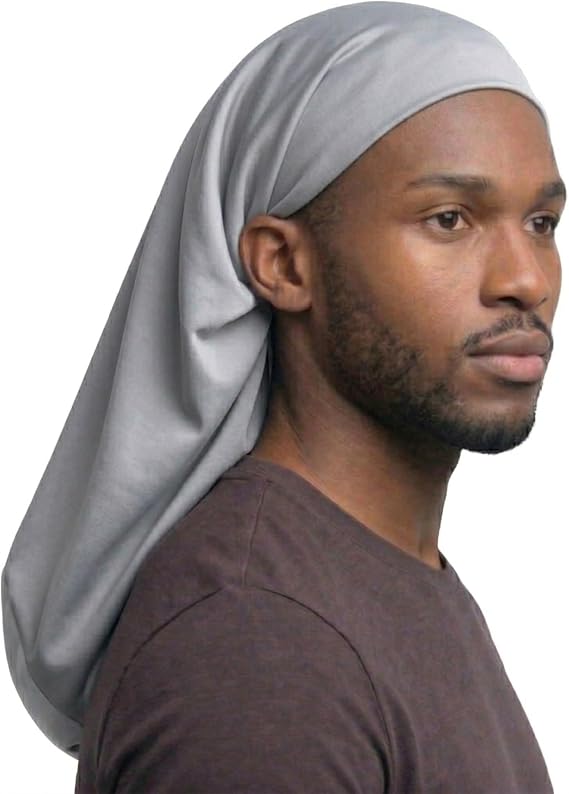 Titan Spandex 27" Dreadlock Cap | Long Hair Skull Cap for Men | Stretchable & Comfortable Loc Cover - sugar skull costume