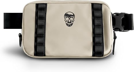 Gymreapers Travel Small Crossbody Bags for Men & Women with Hidden Pocket - Waterproof Crosssbody Fanny Pack for Men with Adjustable Shoulder Sling Belt for Traveling, Running & Hiking (Desert Sand) - sugar skull handbags for sale