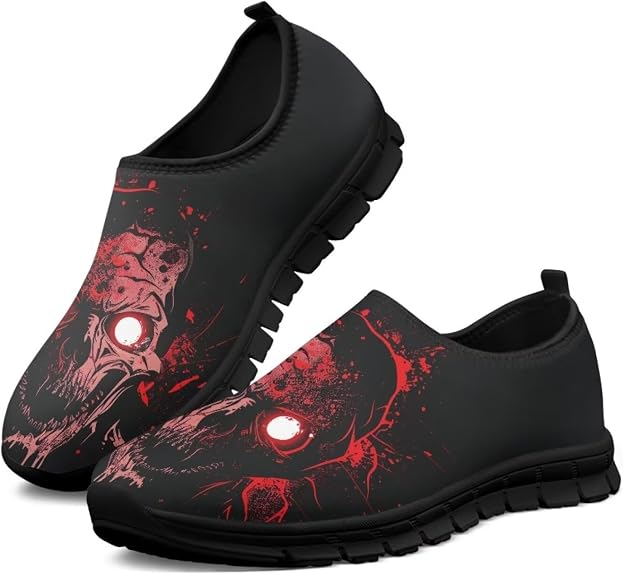 Men's Loafers Slip On Slip Shoe Casual Walking Shoes Non Slip Work Shoes Mesh Athletic Sneakers - sugar skull boots