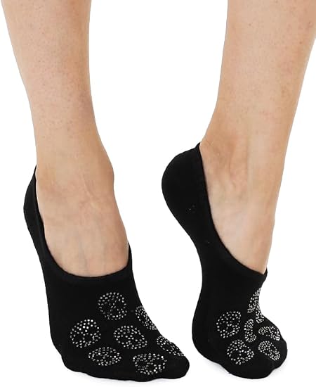 Living Royal Low Cut Liner Socks, Super Soft with Crystals, 100% Polyester, Plush, Comfortable, Lightweight, Unisex - sugar skull costume