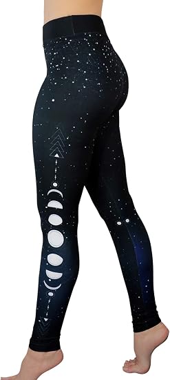 Comfy Yoga Boho Printed Leggings for Women | High Waist Soft Stretchy Lightweight Casual Leggings | Unique Artistic Designs - skull leggings
